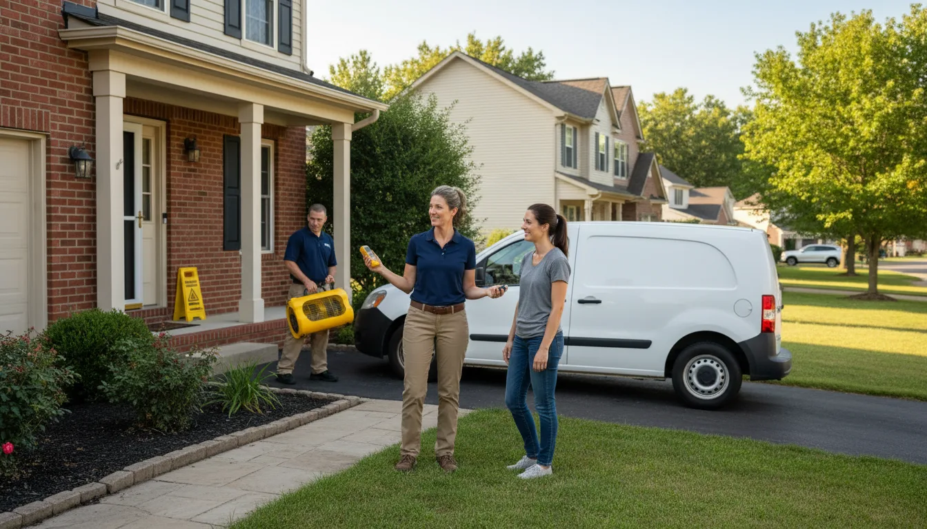 Residential water damage restoration in Manton, CA